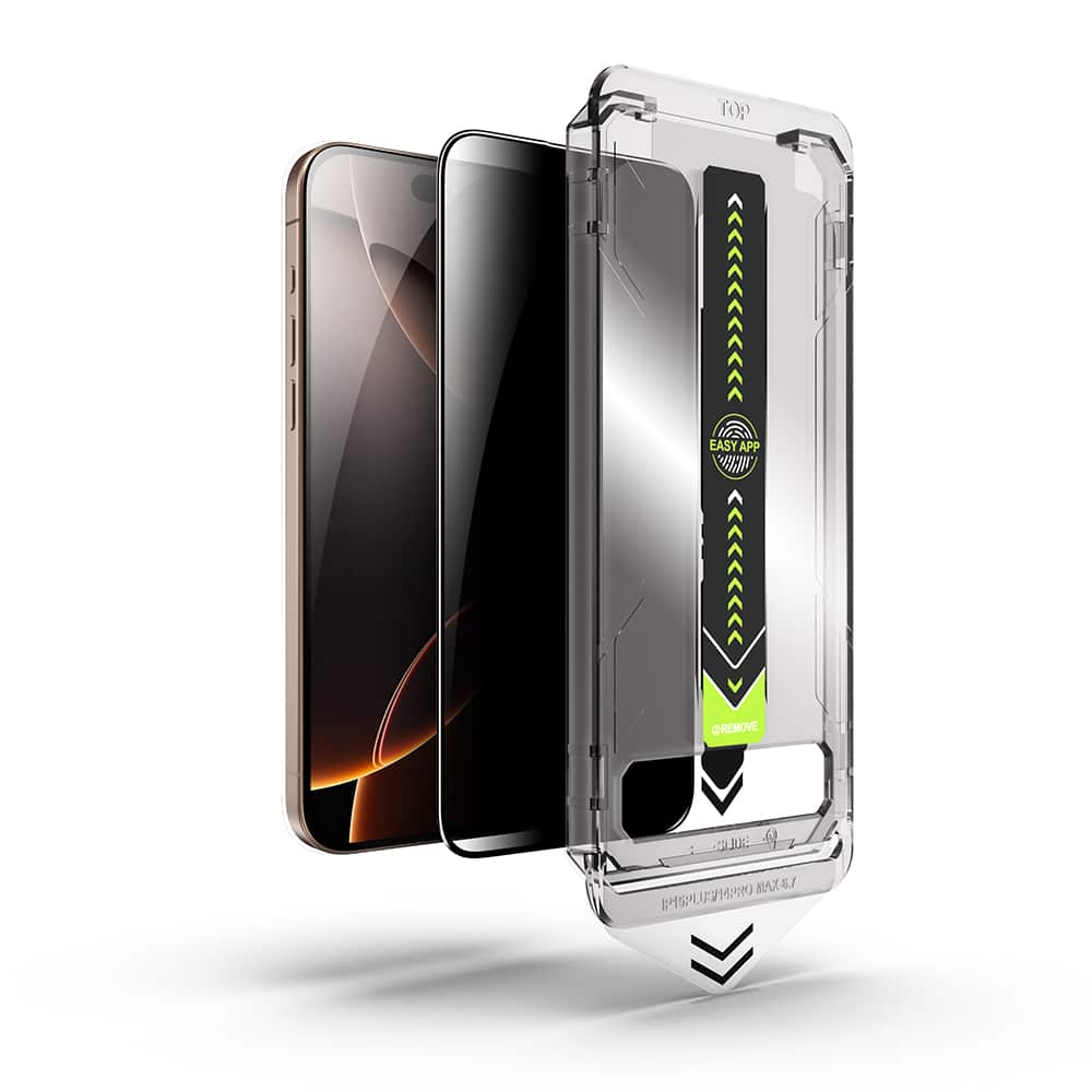 Techsuit - TitanGlass FullCover - iPhone 15 Pro - Απόρρητο - Image 2