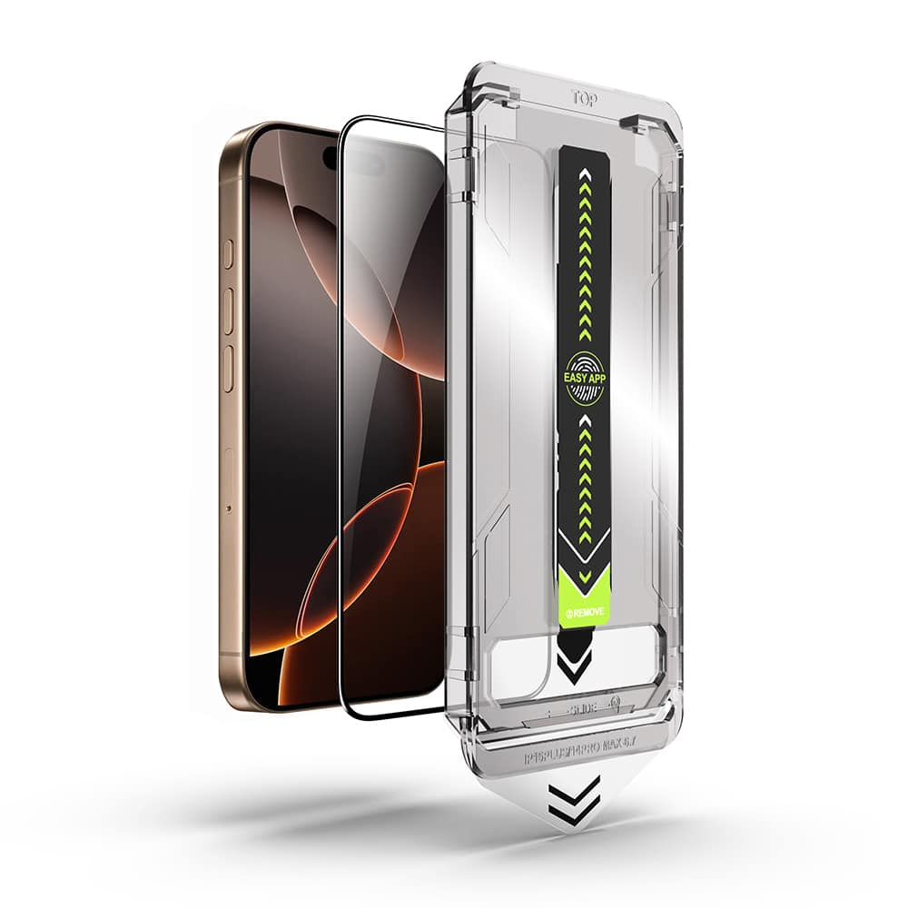 Techsuit - Titanglass Fullcover - iPhone 12 Pro Max - Black - Image 2