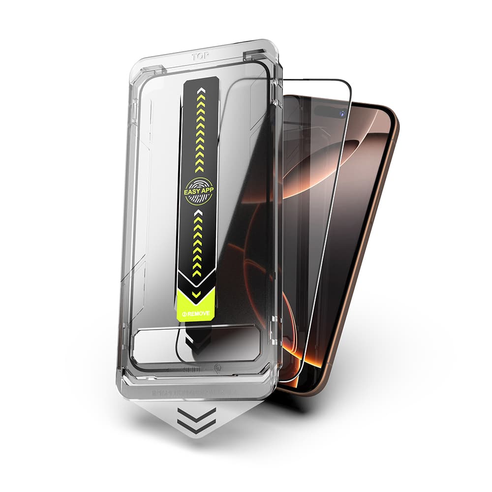 Techsuit - TitanGlass FullCover - iPhone 16 Pro Max - Μαύρο - Image 6