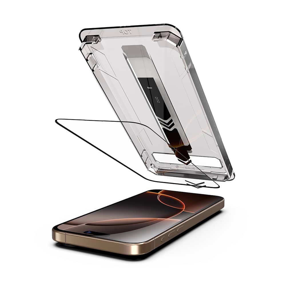 Techsuit - TitanGlass FullCover - iPhone 15 Pro Max - Μαύρο - Image 6