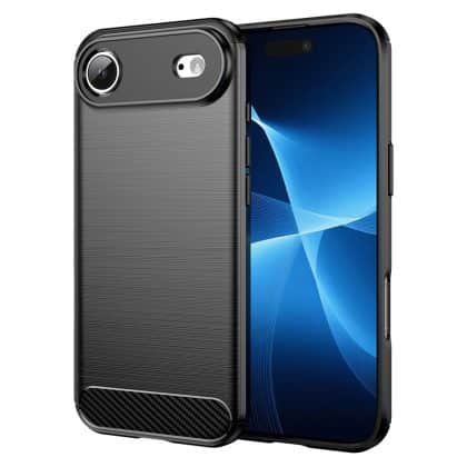 Techsuit Carbon Silicone - θήκη για Apple iPhone 17 Air - Μαύρο