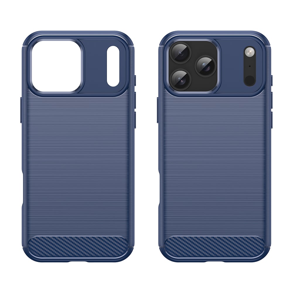 Techsuit Carbon Silicone - θήκη για Apple iPhone 17 Pro - Μπλε - Image 2