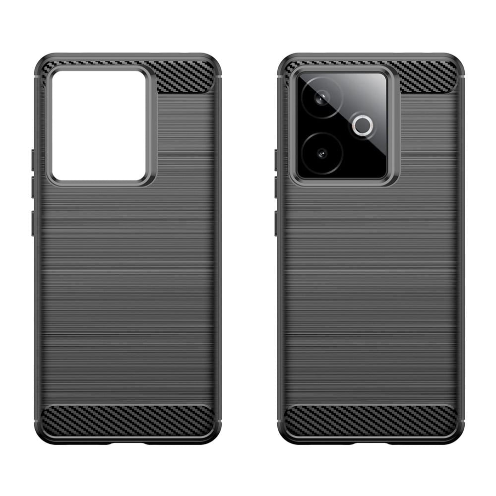 Techsuit Carbon Silicone - θήκη για Realme GT 5G - Μαύρο - Image 2