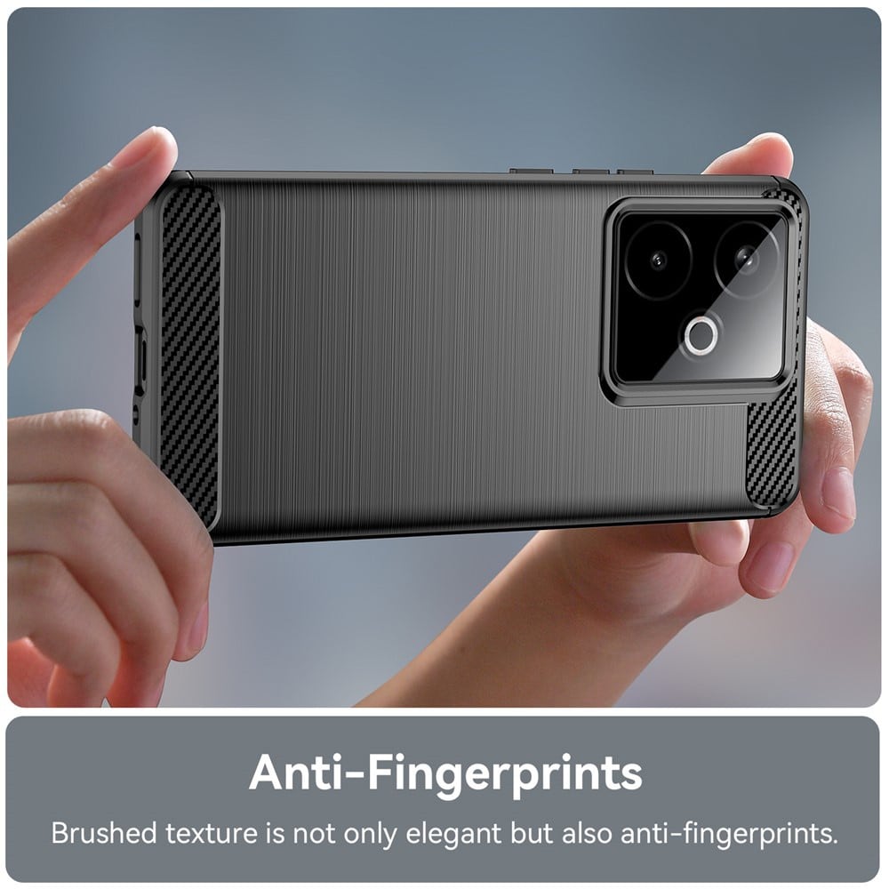 Techsuit Carbon Silicone - θήκη για Realme GT 5G - Μαύρο - Image 4