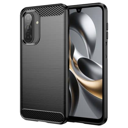Techsuit Carbon Silicone - θήκη για Samsung Galaxy A17 5G - Μαύρο