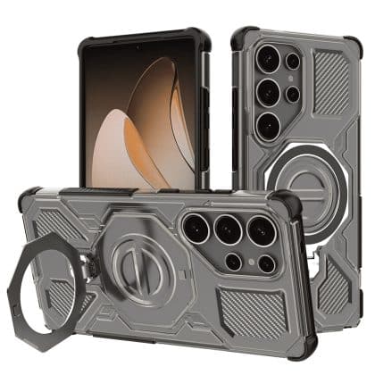 Techsuit Carbon Shield PRO - θήκη για Samsung Galaxy S25 Ultra - Μαύρο