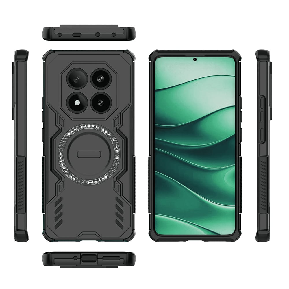 Techsuit ArmorMag - θήκη για Xiaomi Redmi Note 14 Pro / Poco X7 - Μαύρο - Image 4