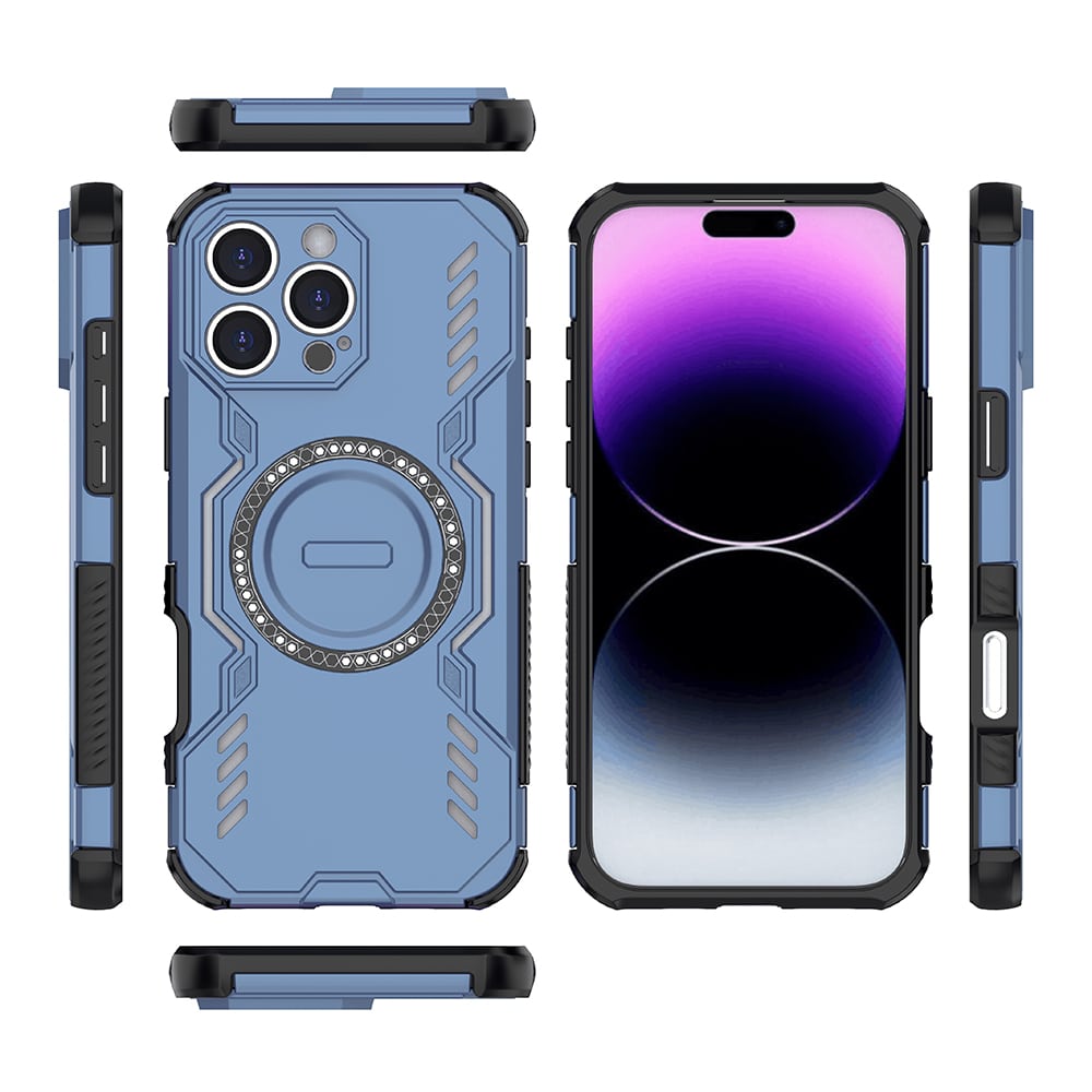 Techsuit ArmorMag - θήκη για Apple iPhone 16 Pro - Μπλε - Image 4