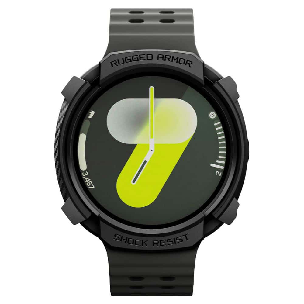 Spigen - Rugged Armor - Samsung Galaxy Watch8 44mm - Matte Black - Image 6