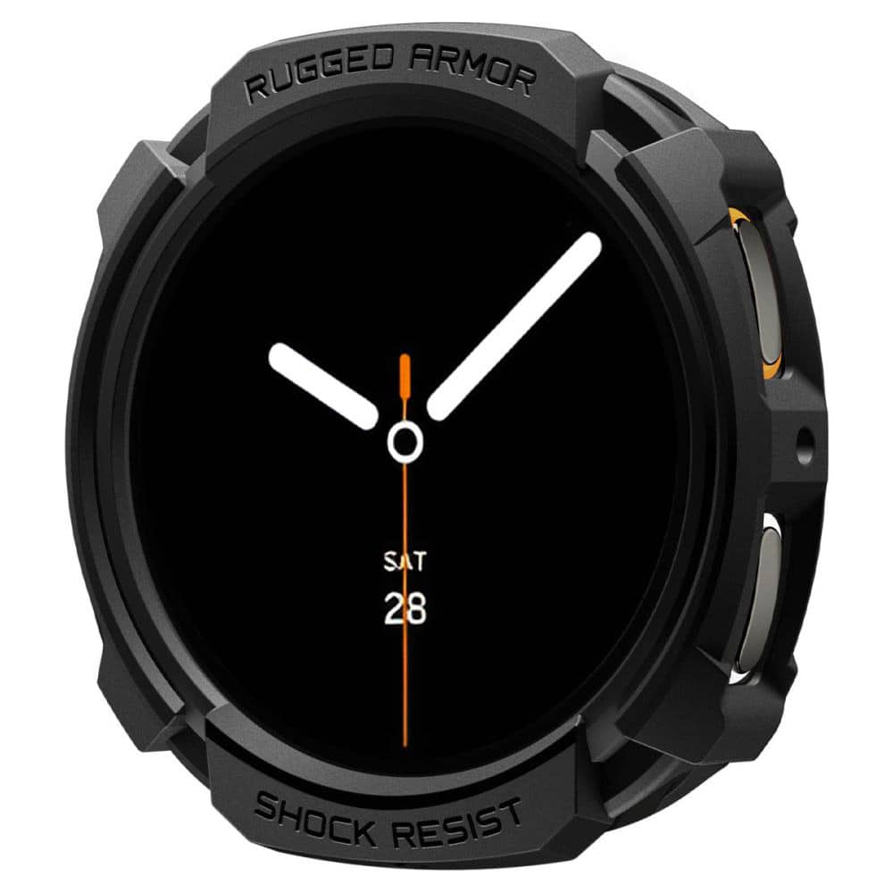 Spigen - Rugged Armor - Samsung Galaxy Watch8 44mm - Matte Black - Image 4