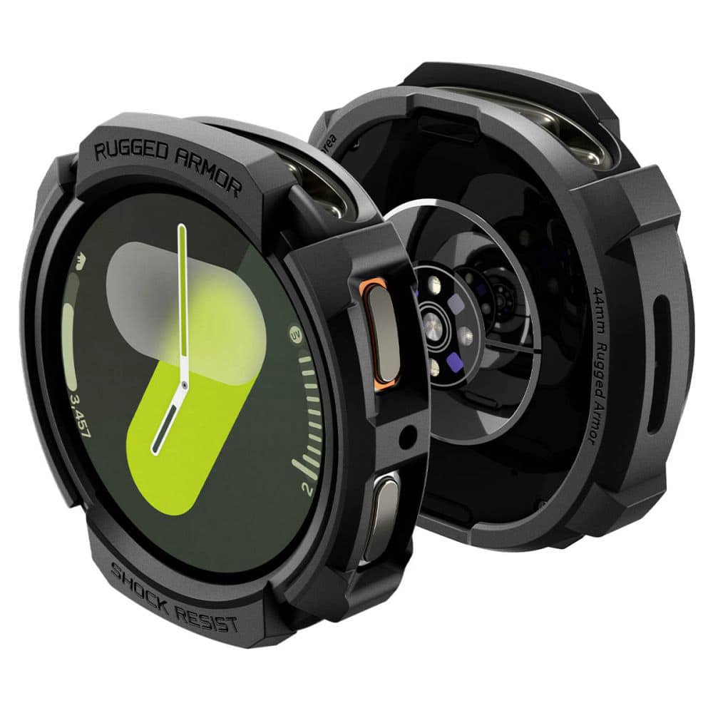 Spigen - Rugged Armor - Samsung Galaxy Watch8 44mm - Matte Black - Image 3