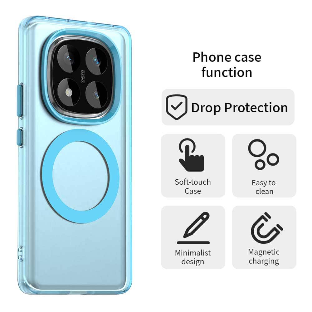 Techsuit CandyCase MagSafe - θήκη για Xiaomi Redmi Note 14 Pro 5G - Μπλε - Image 2
