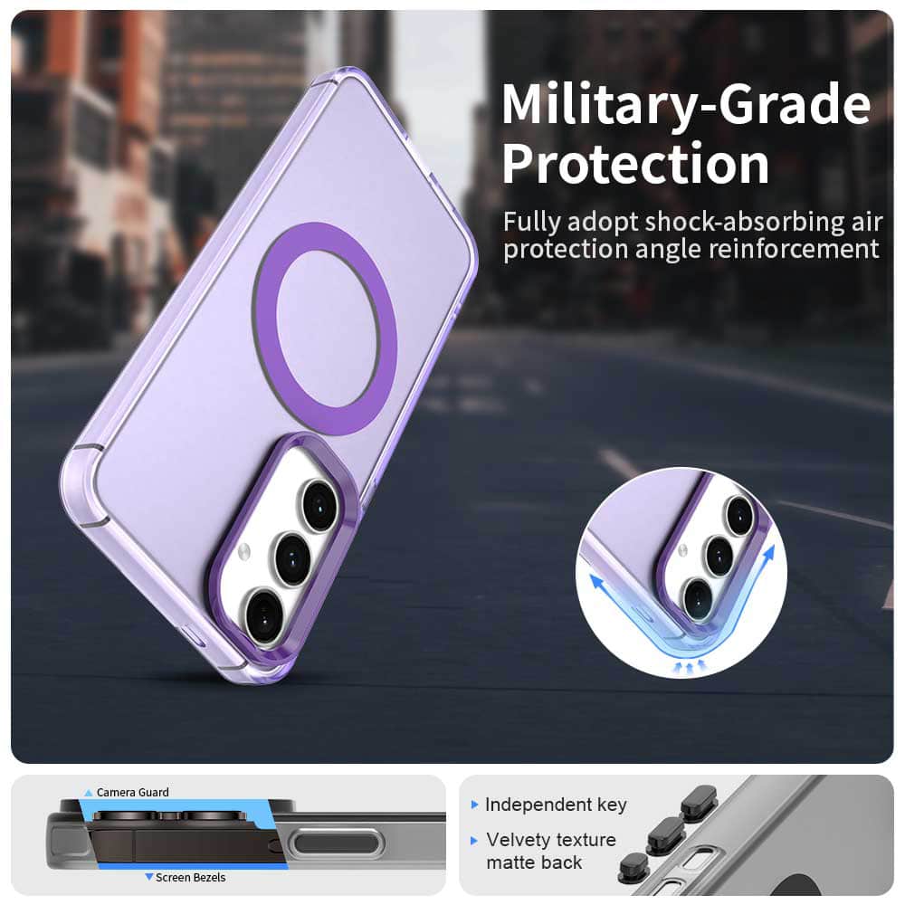 Techsuit CandyCase MagSafe - θήκη για Samsung Galaxy S24 - Μωβ - Image 4