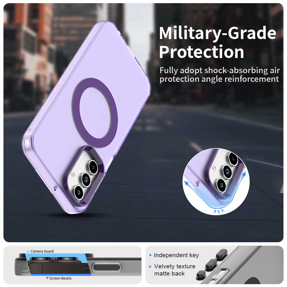 Techsuit CandyCase MagSafe - θήκη για Samsung Galaxy A55 - Μωβ - Image 4
