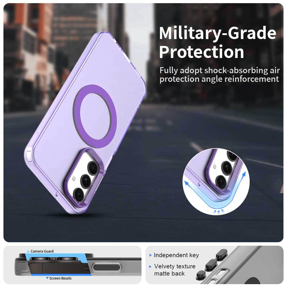 Techsuit CandyCase MagSafe - θήκη για Samsung Galaxy A25 - Μωβ - Image 4