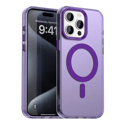 Techsuit CandyCase - θήκη για Apple iPhone 15 Pro Max - Μωβ