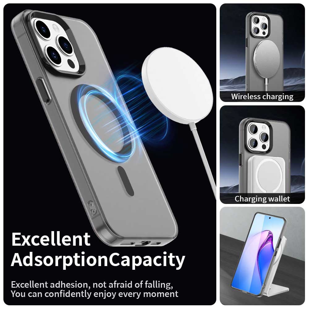 Techsuit CandyCase MagSafe - θήκη για Apple iPhone 15 Pro Max - Μαύρο - Image 4