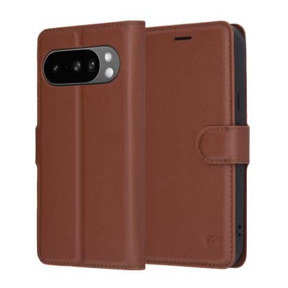 Techsuit Leather Folio - θήκη για Google Pixel 10 Pro XL - Καφέ