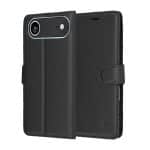 Techsuit Leather Folio - θήκη για Apple iPhone 17 Air - Μαύρο