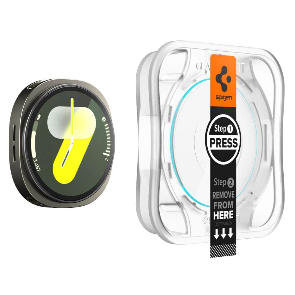 Spigen - Glas.tr Ez Fit (2 Pack) - Samsung Galaxy Watch8 40mm - Clear - Image 5