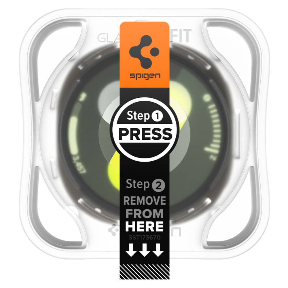Spigen - Glas.tr Ez Fit (2 Pack) - Samsung Galaxy Watch8 44mm - Clear - Image 3