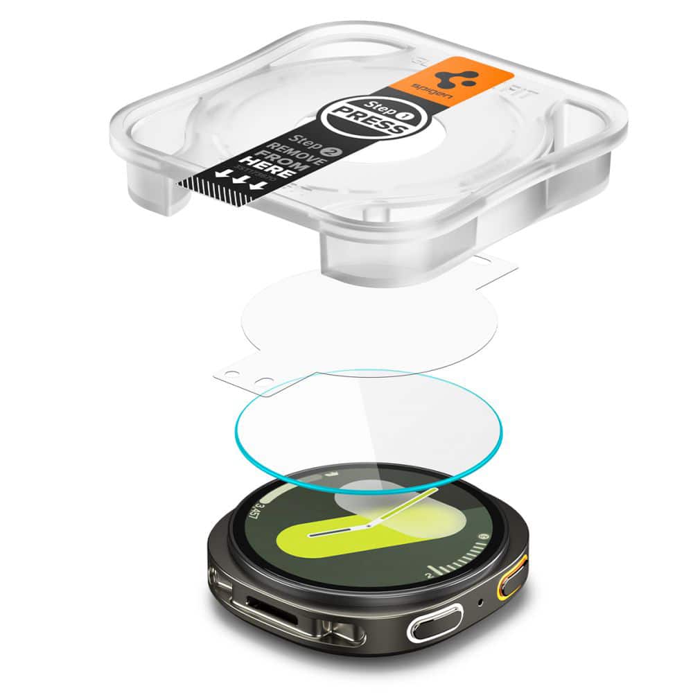 Spigen - Glas.tr Ez Fit (2 Pack) - Samsung Galaxy Watch8 44mm - Clear - Image 2
