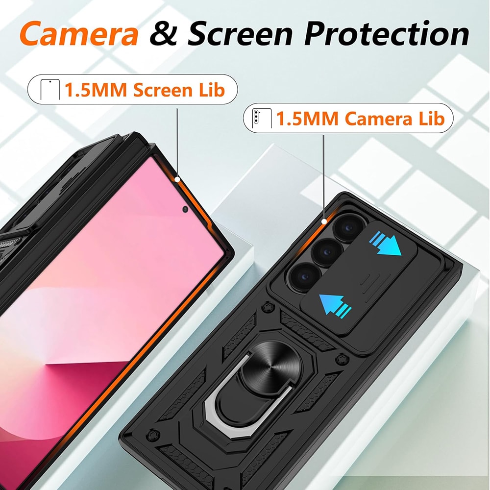 Techsuit CamShield Series - θήκη για Samsung Galaxy Z Fold6 - Μαύρο - Image 4
