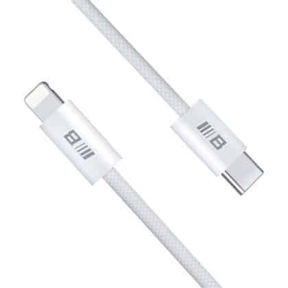 Blueo - Data Καλώδιο - Type-C To Lightning, Fast Charging, Braided, 2m - White