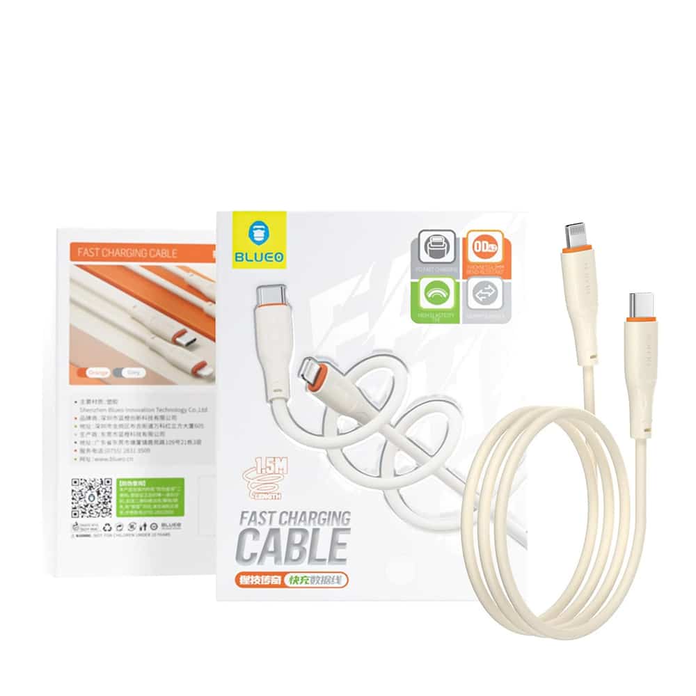 Blueo - Ape Lengend Καλώδιο - Type-C To Lightning, Fast Charging, 1.5m - Orange - Image 5