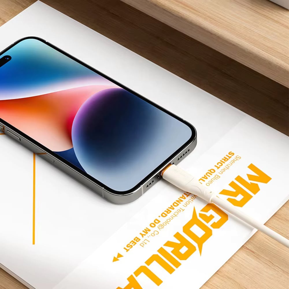 Blueo - Ape Lengend Καλώδιο - Type-C To Lightning, Fast Charging, 1.5m - Orange - Image 4