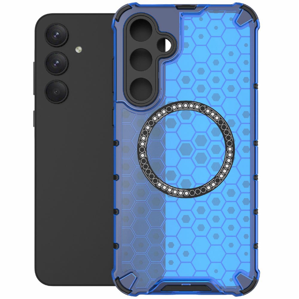 Techsuit HoneyComb Shield MagSafe - θήκη για Samsung Galaxy A26 - Μπλε - Image 2
