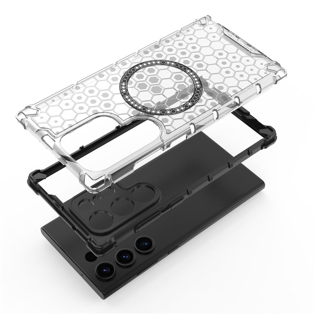 Techsuit HoneyComb Shield MagSafe - θήκη για Samsung Galaxy S25 Ultra - Μπλε - Image 6