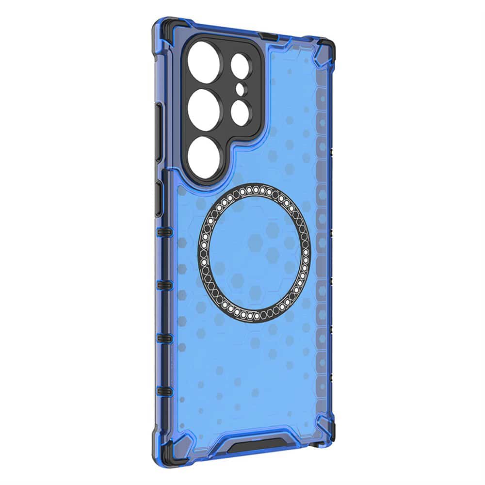 Techsuit HoneyComb Shield MagSafe - θήκη για Samsung Galaxy S25 Ultra - Μπλε - Image 3