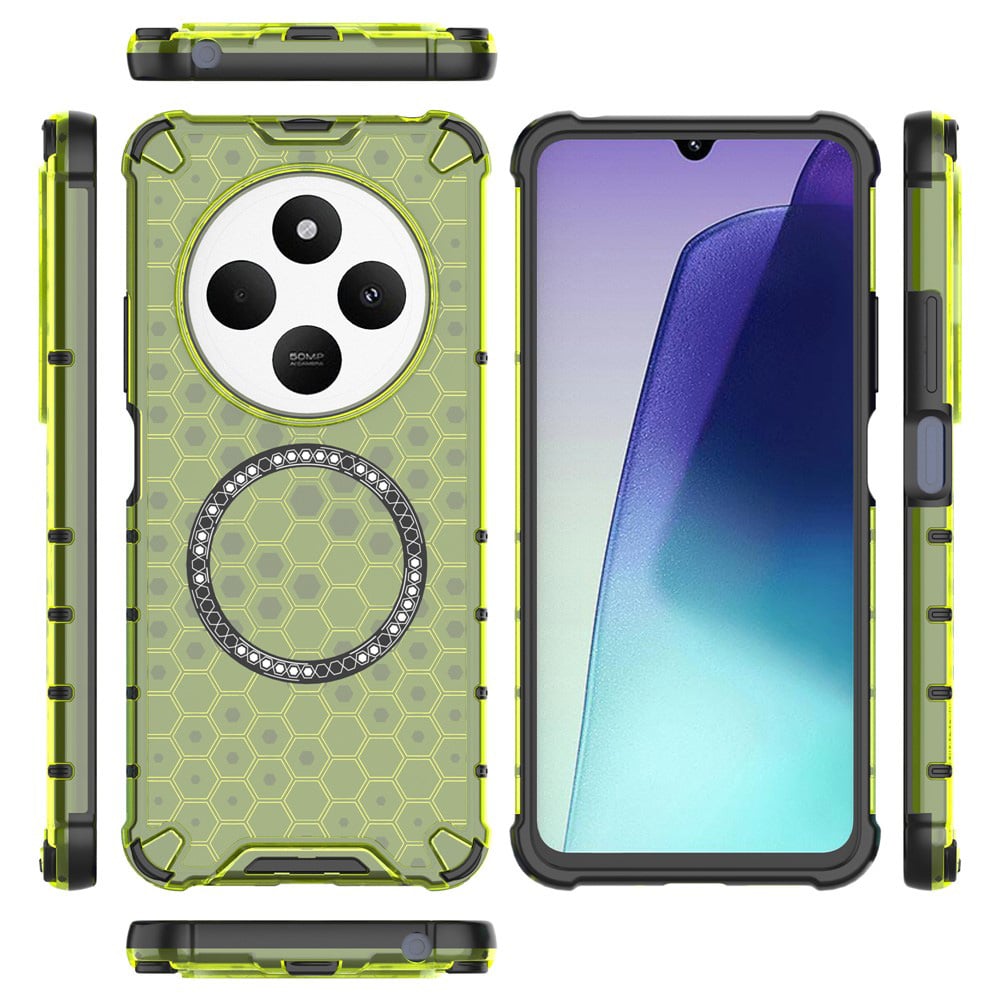 Techsuit HoneyComb Shield MagSafe - θήκη για Xiaomi Redmi 14C - Πολύχρωμο - Image 4