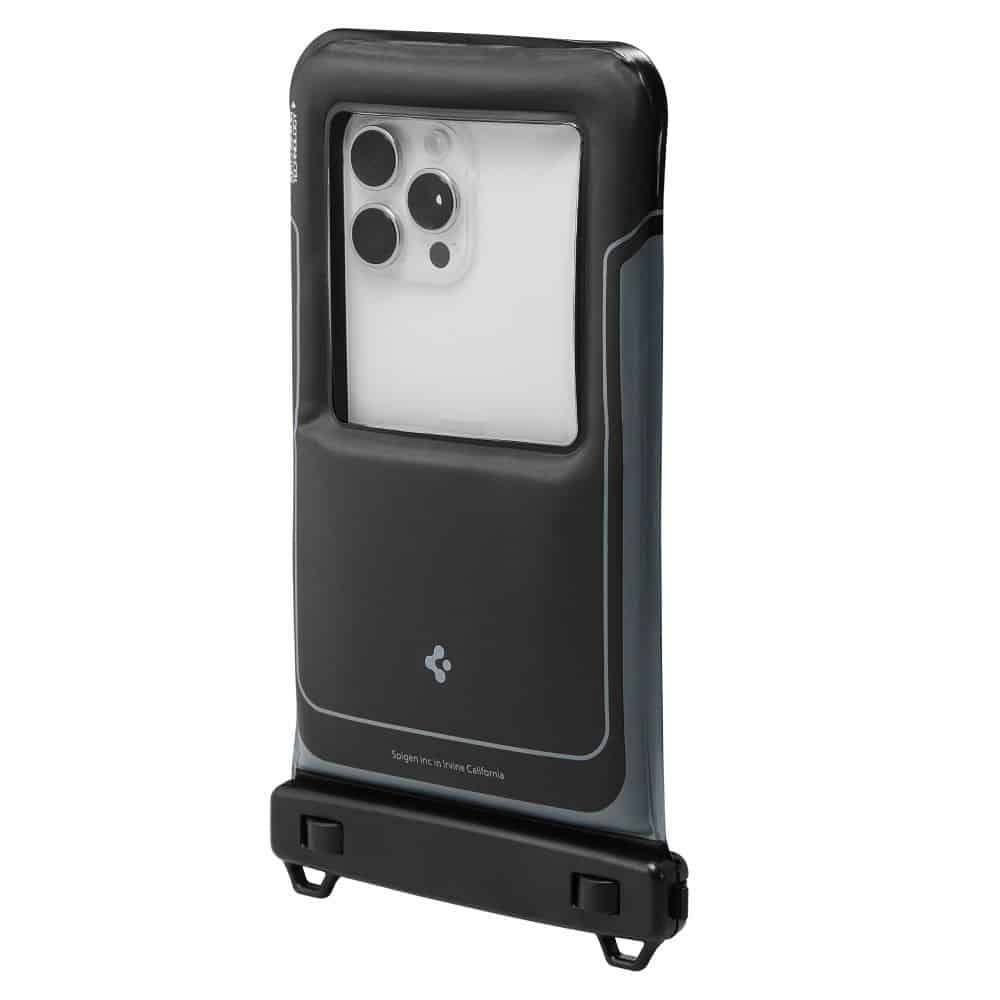 Spigen - (2 Pack) Waterproof Case (a611p) - Ipx8, For Phone, Max 6.9" - Matte Black - Image 6