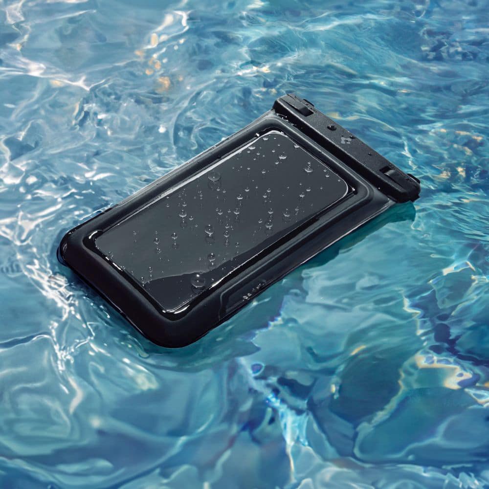Spigen - (2 Pack) Waterproof Case (a611p) - Ipx8, For Phone, Max 6.9" - Matte Black - Image 8