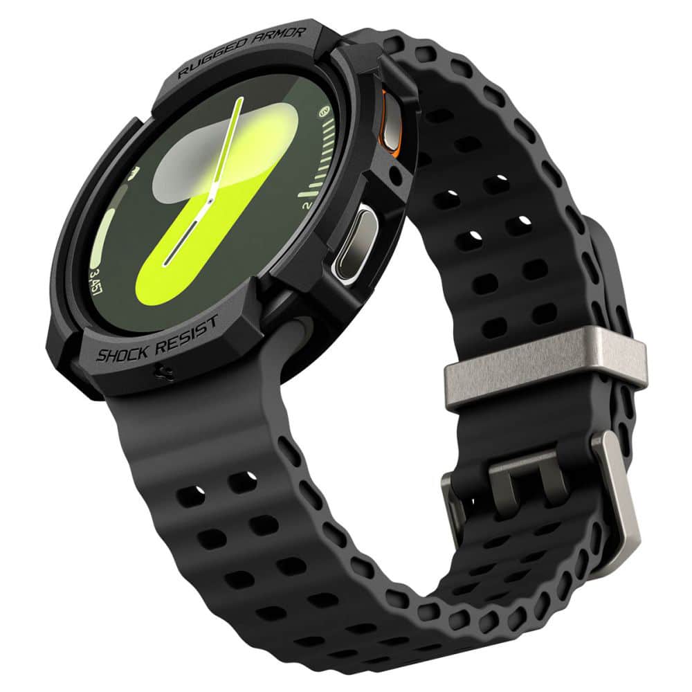 Spigen - Rugged Armor - Samsung Galaxy Watch8 40mm - Black - Image 3