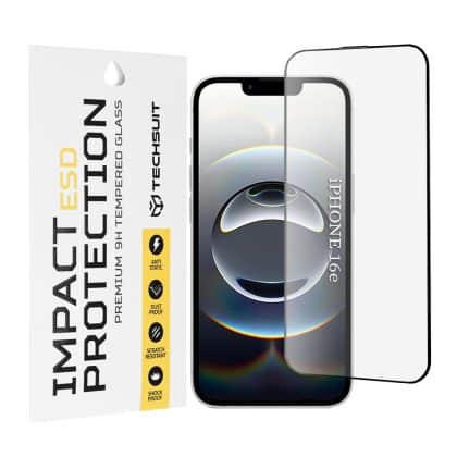 Techsuit - Esd Glass - iPhone 16e - Black