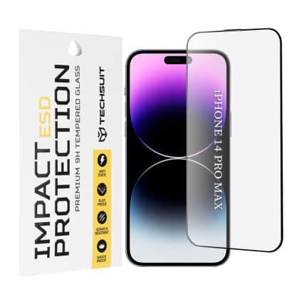 Techsuit - Esd Glass - iPhone 14 Pro Max - Black
