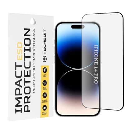 Techsuit - Esd Glass - iPhone 14 Pro - Black