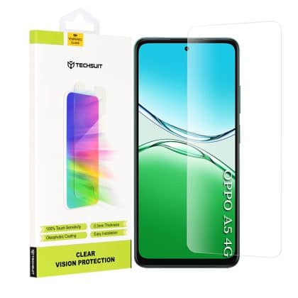 Techsuit - Clear Vision Glass - Oppo A5 4g - Transparent