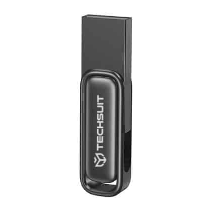 Techsuit - Memory Stick Thsm33 (thsm333128) - USB 3.0 Flashdrive, 128gb, Zinc Alloy, Read 80m/s, Write 18m/s - Tarnish