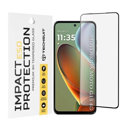 Techsuit - Esd Glass - Motorola Moto G15 / G15 Power - Black