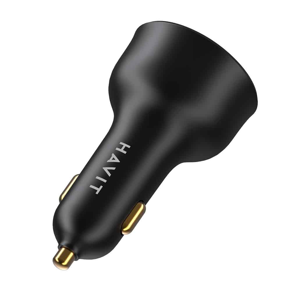 Havit - Car Charger (cc100w) - USB, Type-C, Pd100w, Pc, With Digital Display - Black - Image 3