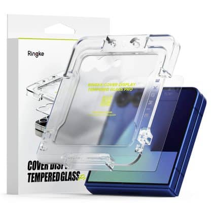 Ringke - Cover Display Easy Slide Tempered Glass Pro (2 Pack) - Samsung Galaxy Z Flip7 - Clear