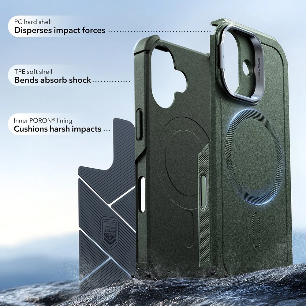 ESR Cyber Armor - θήκη για Apple iPhone 17 - Πράσινο - Image 4