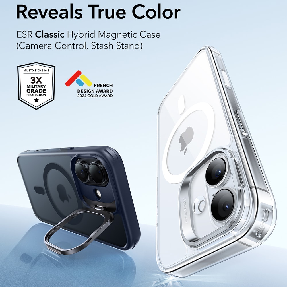 ESR Classic Hybrid HaloLock - θήκη για Apple iPhone 17 - Μπλε - Image 4