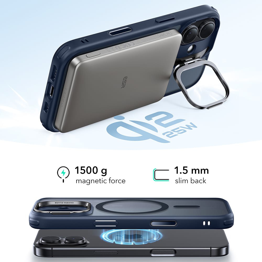 ESR Classic Hybrid HaloLock - θήκη για Apple iPhone 17 - Μπλε - Image 7