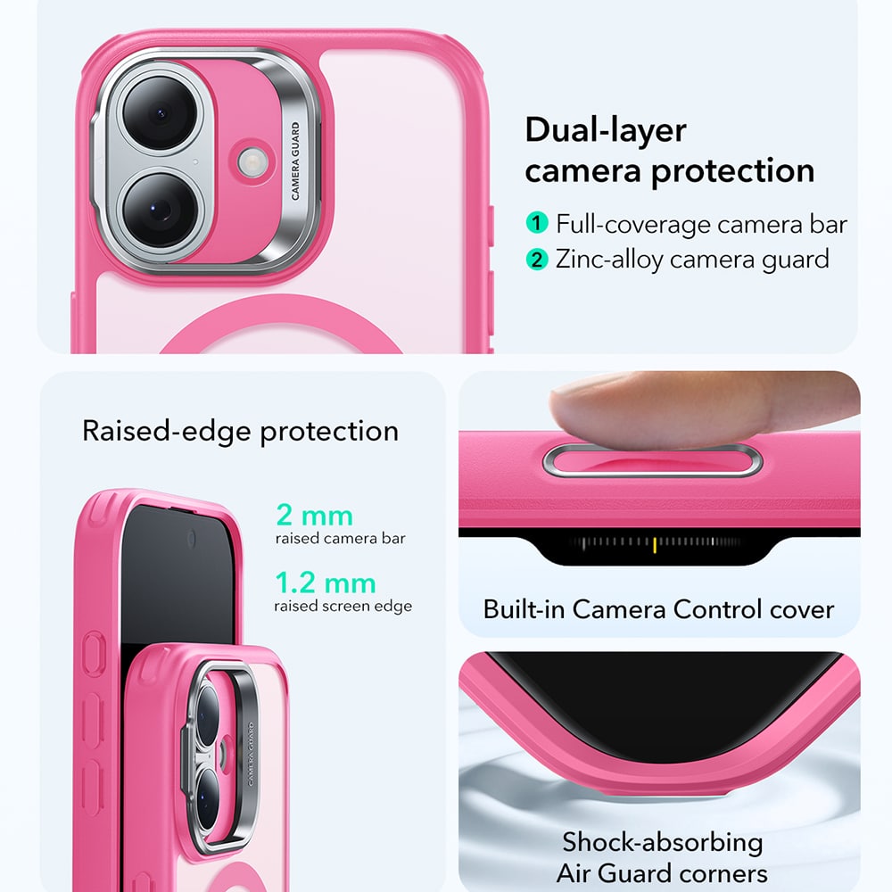 ESR Classic Hybrid HaloLock - θήκη για Apple iPhone 17 - Ροζ - Image 3