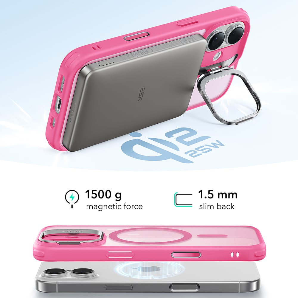 ESR Classic Hybrid HaloLock - θήκη για Apple iPhone 17 - Ροζ - Image 6